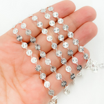 Load image into Gallery viewer, Sterling Silver Diamond Cut Circle Link Chains