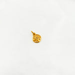Load image into Gallery viewer, GDP260. 14K Solid Gold Diamonds Circle Star Charm