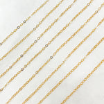 Load image into Gallery viewer, 822FGF. 14K Gold Filled Flat Cable Link Chain