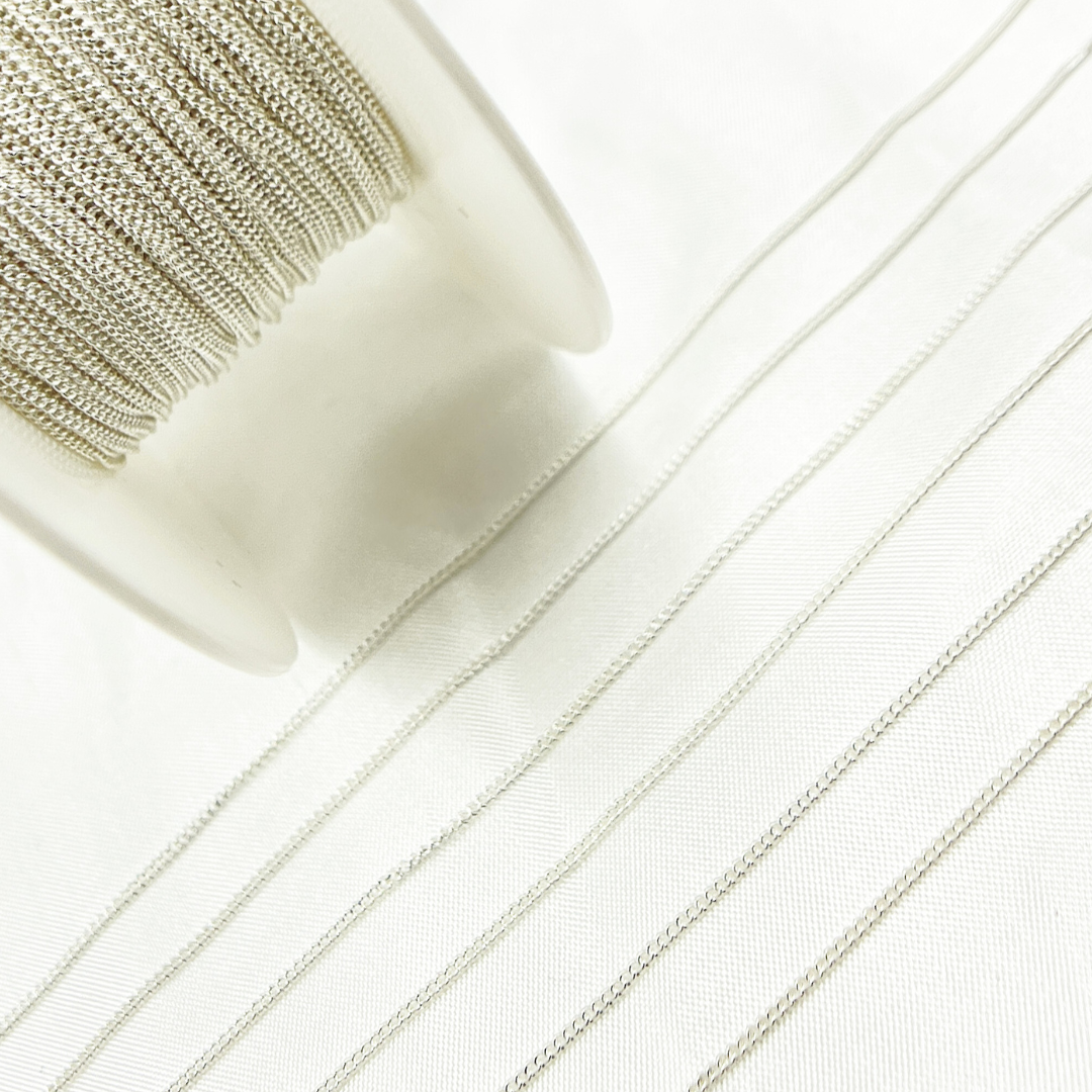 Sterling Silver Cable Link Chains