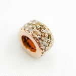 Load image into Gallery viewer, Shop Now Diamond Sterling Silver Spacer Bead
