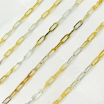 Load image into Gallery viewer, Buy Now Gold Plated Sterling Silver Flat Paperclip