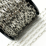 Load image into Gallery viewer, Sterling Silver Diamond Cut Paperclip Chains