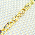 Load image into Gallery viewer, Gold Diamond Cut Marina Link Chain