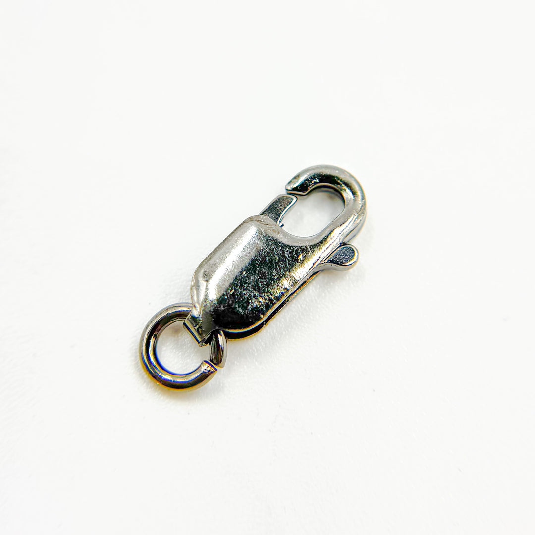 12MM Black Rhodium Lobster Clasp
