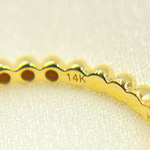 Load image into Gallery viewer, 14K Solid Yellow Gold Bead Ring