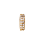 Load image into Gallery viewer, 14K Solid Gold Diamond Round Ring Slider