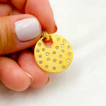Load image into Gallery viewer, DP475. Diamond Silver Round Pendant