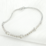 Load image into Gallery viewer, TJ0013. 14k Solid Gold Diamond Bracelet