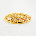 Load image into Gallery viewer, DC867. Diamond Sterling Silver Oval Connector