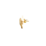 Load image into Gallery viewer, EFF51683Y. 14k Solid Gold Diamond Rays Studs