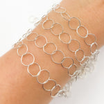 Load image into Gallery viewer, 693SS. Sterling Silver Smooth Round Link Chain