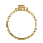 Load image into Gallery viewer, Shop Now 14K Solid Gold Diamond Flower Rings