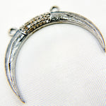 Load image into Gallery viewer, DC121. Diamond Sterling Silver Horn Pendant