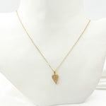 Load image into Gallery viewer, PHB38753. 14K Solid Gold Heart Shape Diamond Necklace