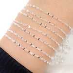 Load image into Gallery viewer, Buy Now Silver Diamond Cut Marina Chain