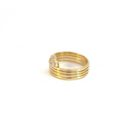 Load image into Gallery viewer, 14k Solid Gold Spiral Heart Ring.