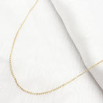 Load image into Gallery viewer, 14K Solid Gold Wheat Chain Necklace