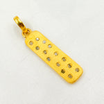 Load image into Gallery viewer, DC786. Diamond & Sterling Silver Rectangle Pendant