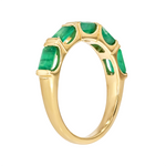 Load image into Gallery viewer, 14K Solid Yellow Gold Emerald Baguette Ring