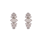 Load image into Gallery viewer, White Gold Diamond Earrings