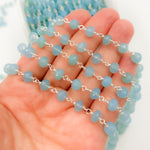 Load image into Gallery viewer, Chalcedony Sterling Silver Wire Chain