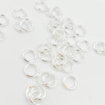 Load image into Gallery viewer, White Sterling Silver Open Jump Ring