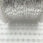 Load image into Gallery viewer, V163SS. 925 Sterling Silver Flat Textured Marina Chain