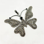 Load image into Gallery viewer, DP141. Diamond Sterling Silver Butterfly Pendant
