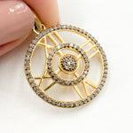 Load image into Gallery viewer, Sterling Silver Atlas Numeral Round Pendant