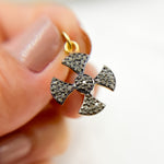 Load image into Gallery viewer, DC306. Diamond Sterling Silver Cross Pendant