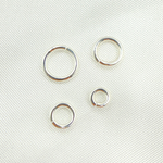 Load image into Gallery viewer, 925 Sterling Silver Open Jump Ring 18 Gauge 5mm. 5004521
