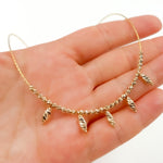 Load image into Gallery viewer, Buy 14K Solid Gold Fancy Choker Necklace