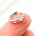 Load image into Gallery viewer, Shop Gold Diamond Hoop Earrings