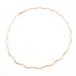 Load image into Gallery viewer, Buy Now Silver Rose Gold Plated Snake Omega Necklace
