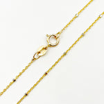 Load image into Gallery viewer, Buy 14K Solid Yellow Gold with White Gold Cubes Satellite Chain