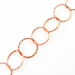Load image into Gallery viewer, Rose Gold Plated Sterling Silver Diamond Cut Round Link Chain