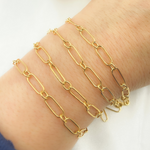 Load image into Gallery viewer, 281GF. 14K Yellow Gold Filled Smooth Oval Link & Round Links Chain