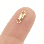 Load image into Gallery viewer, 14K Solid Gold Lobster Clasp 7mm.  0014LC00WR14KY
