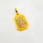 Load image into Gallery viewer, Sterling Silver Rectangle Pendant