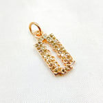 Load image into Gallery viewer, DC207. Diamond Sterling Silver Blade Charm