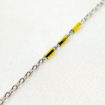 Load image into Gallery viewer, 14K Solid Gold Satellite Bar Chain