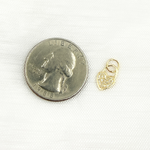 Load image into Gallery viewer, GDP447. 14K Solid Gold Diamond Heart Charm