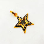 Load image into Gallery viewer, DC234. Diamond Silver Star Pendant