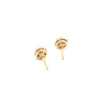 Load image into Gallery viewer, EFF51600. 14k Solid Yellow Gold Diamond Round Studs