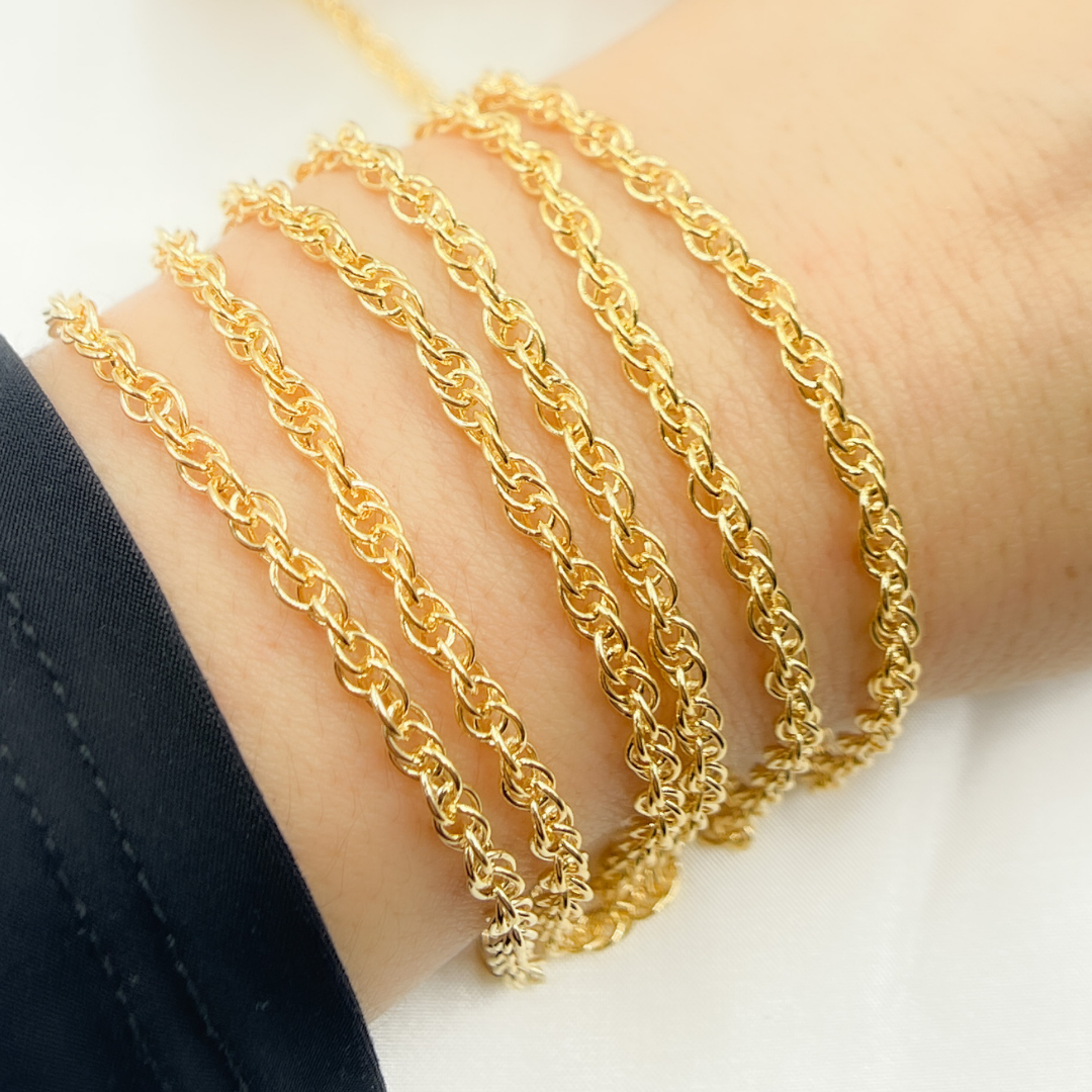 605GF. 14k Gold Filled Rope Chain