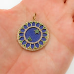 Load image into Gallery viewer, Solid Gold Round Pendant