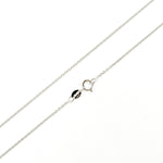 Load image into Gallery viewer, 030RFLGWG18K. 18K Solid White Gold Cable Link Chain