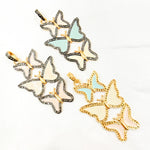 Load image into Gallery viewer, DP388A. Diamond Sterling Silver Butterfly Enamel Pendant