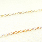 Load image into Gallery viewer, PFF32462. 14k Solid Yellow Gold Cable Link Necklace with Diamonds